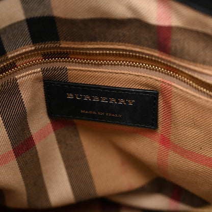 Burberry Derby Calfskin Medium Milverton Satchel Black 6 of 15