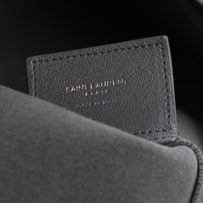 Saint Laurent Calfskin Large Shopping Tote Fog 8 of 23