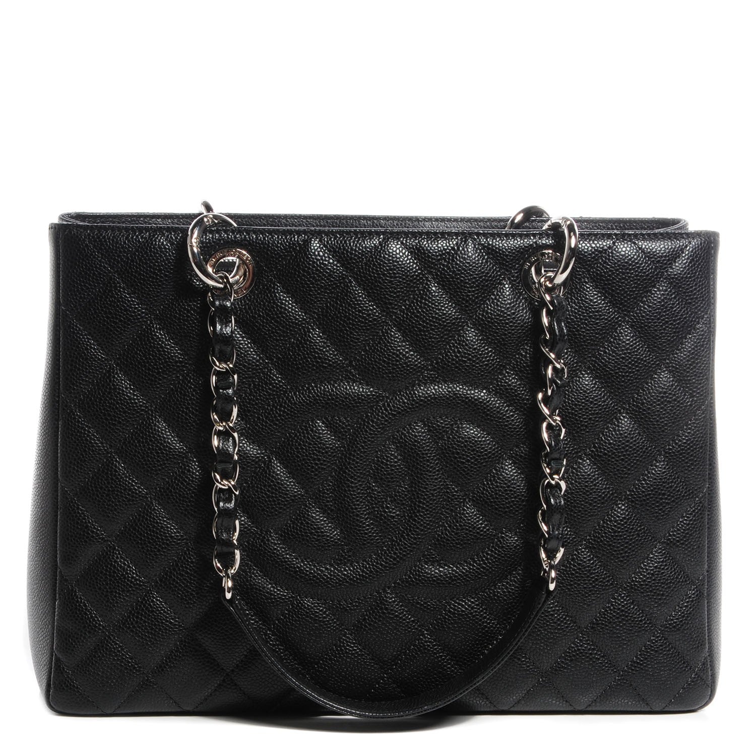 Chanel Caviar Grand Shopping Tote GST Black 9 of 9