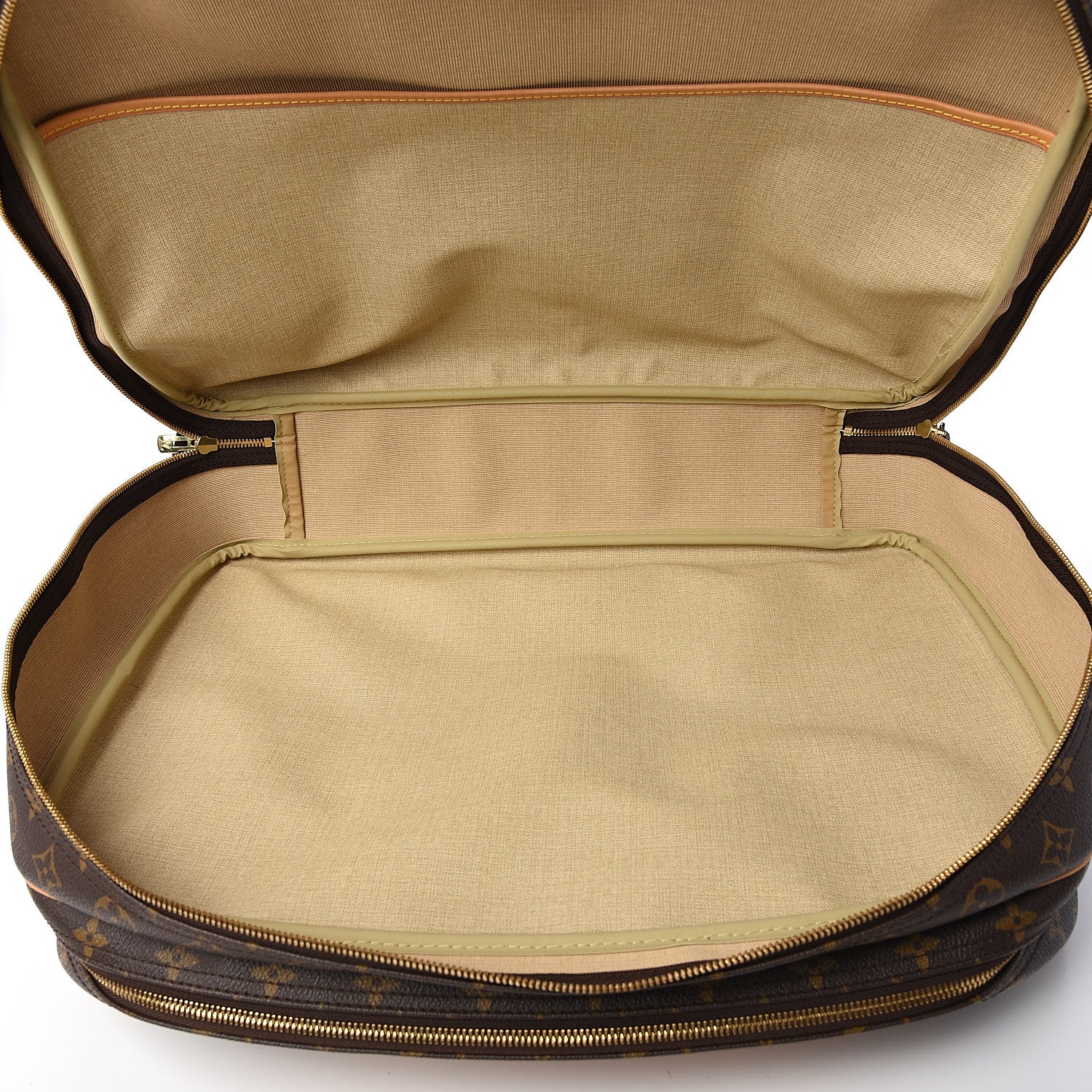 Louis Vuitton Monogram Alize 2 Compartment Luggage Travel Bag 4 of 11