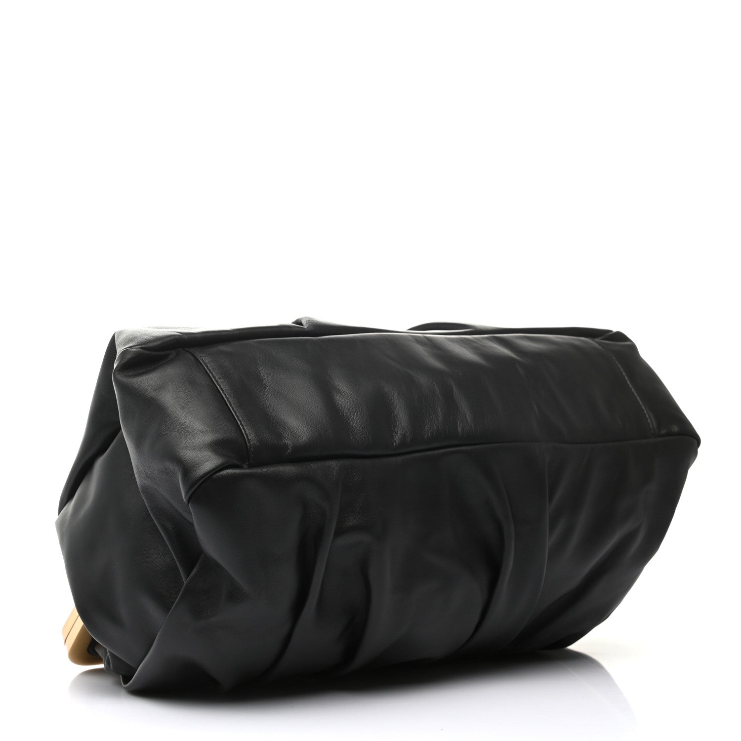 Mansur Gavriel Lambskin Wave Frame Clutch Black 4 of 7