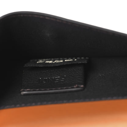 Fendi Vitello King Tamponato Logo Embossed Fold Over Card Holder Wallet Cuoio 5 of 7