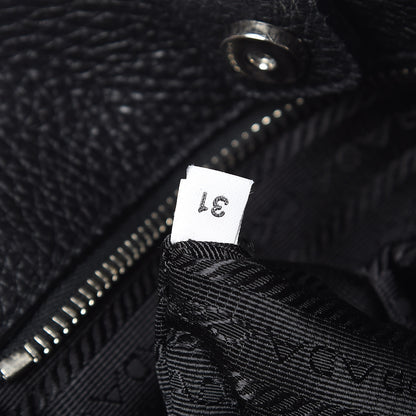 Prada Vitello Daino Braided Hobo Nero Black 7 of 12