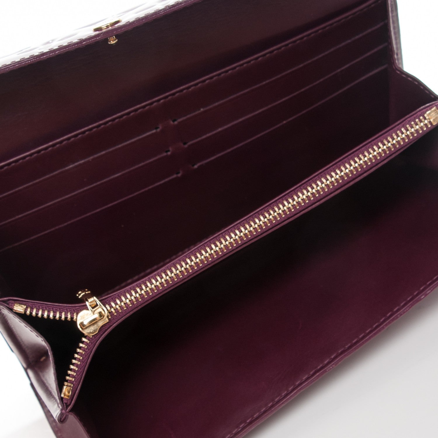 Louis Vuitton Vernis Sarah Wallet Violet 6 of 6