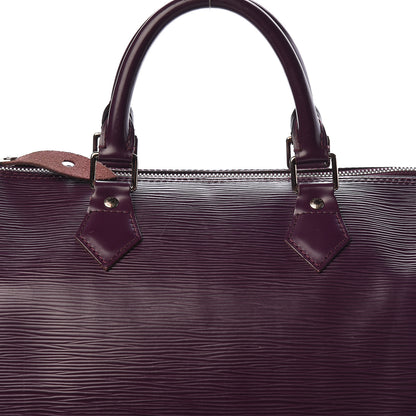 Louis Vuitton Epi Speedy 30 Cassis 8 of 12