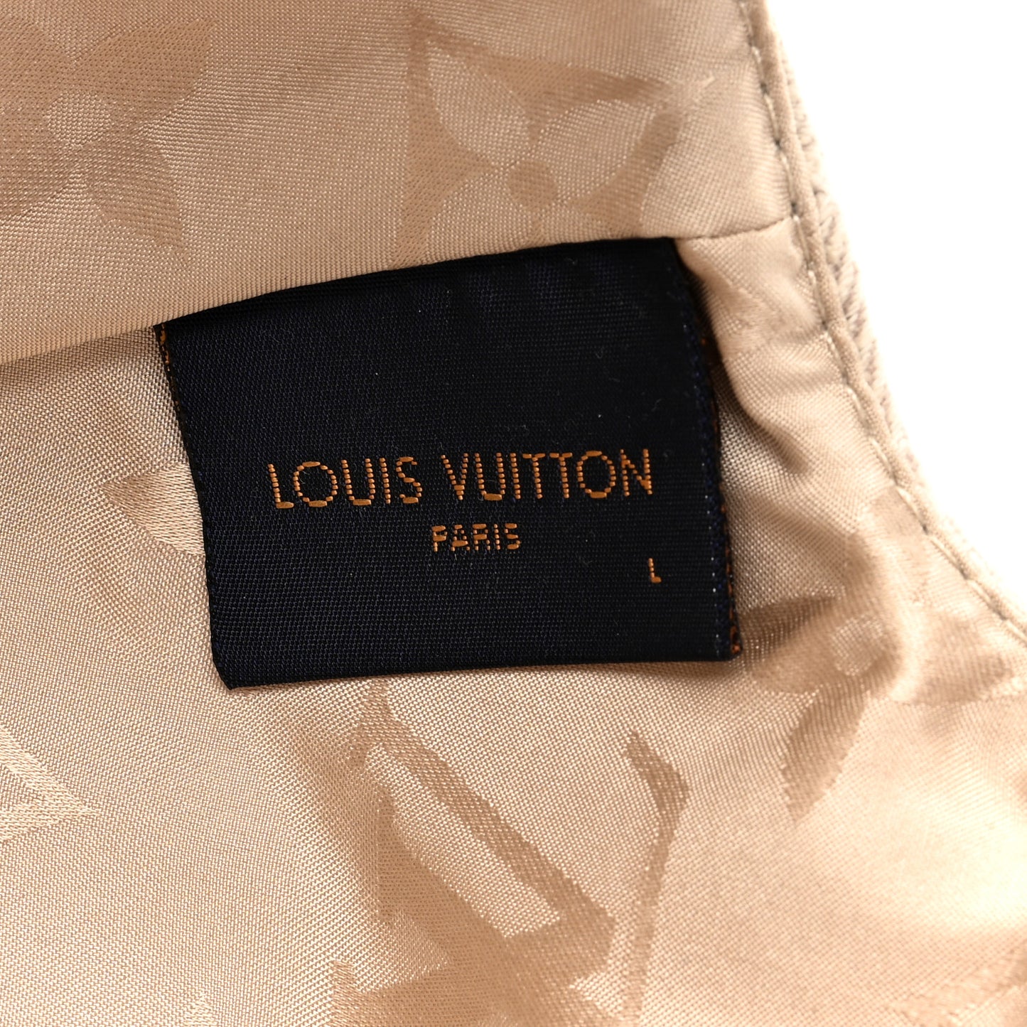 Cotton Monogram Essential Cap L Beige
