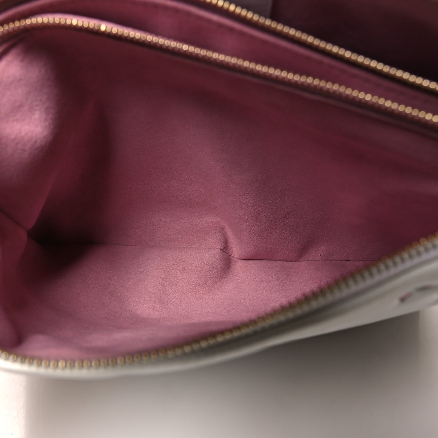 Lambskin Embossed Monogram LV Garden Coussin PM Cream