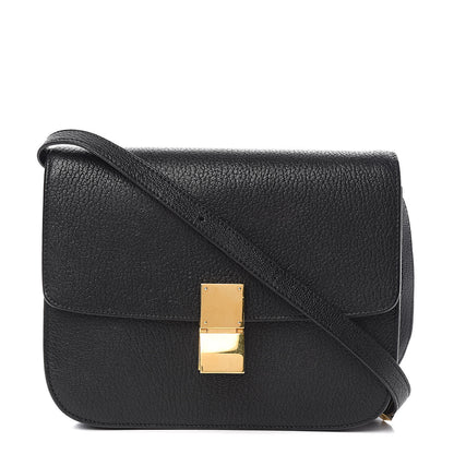 Celine Goatskin Medium Classic Box Flap Bag Black 1 of 12