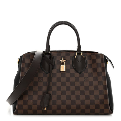 Louis Vuitton Cuir Taurillon Damier Ebene Normandy Black 1 of 10