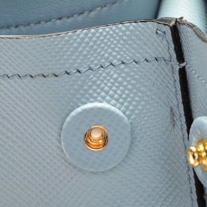 Prada Saffiano Cuir Medium Double Bag Aviazione 24 of 27