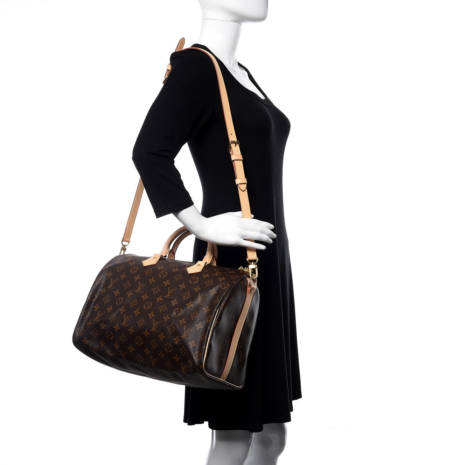 Louis Vuitton Monogram Speedy Bandouliere 35 2 of 11