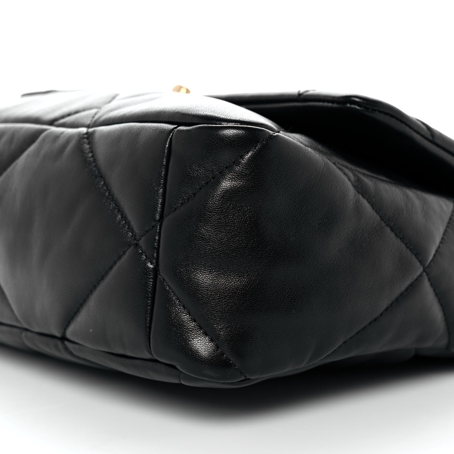 Chanel Lambskin Quilted Large Chanel 19 Flap Black 8 of 9