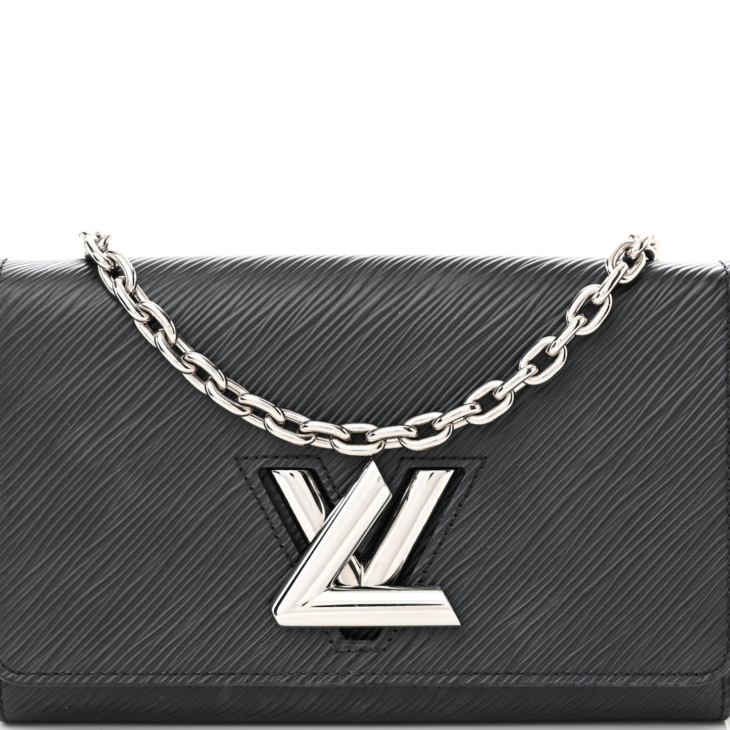 Epi Twist Chain Wallet Black