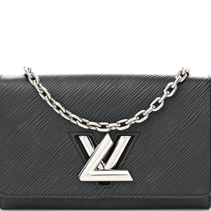 Louis Vuitton Epi Twist Chain Wallet Black 8 of 11