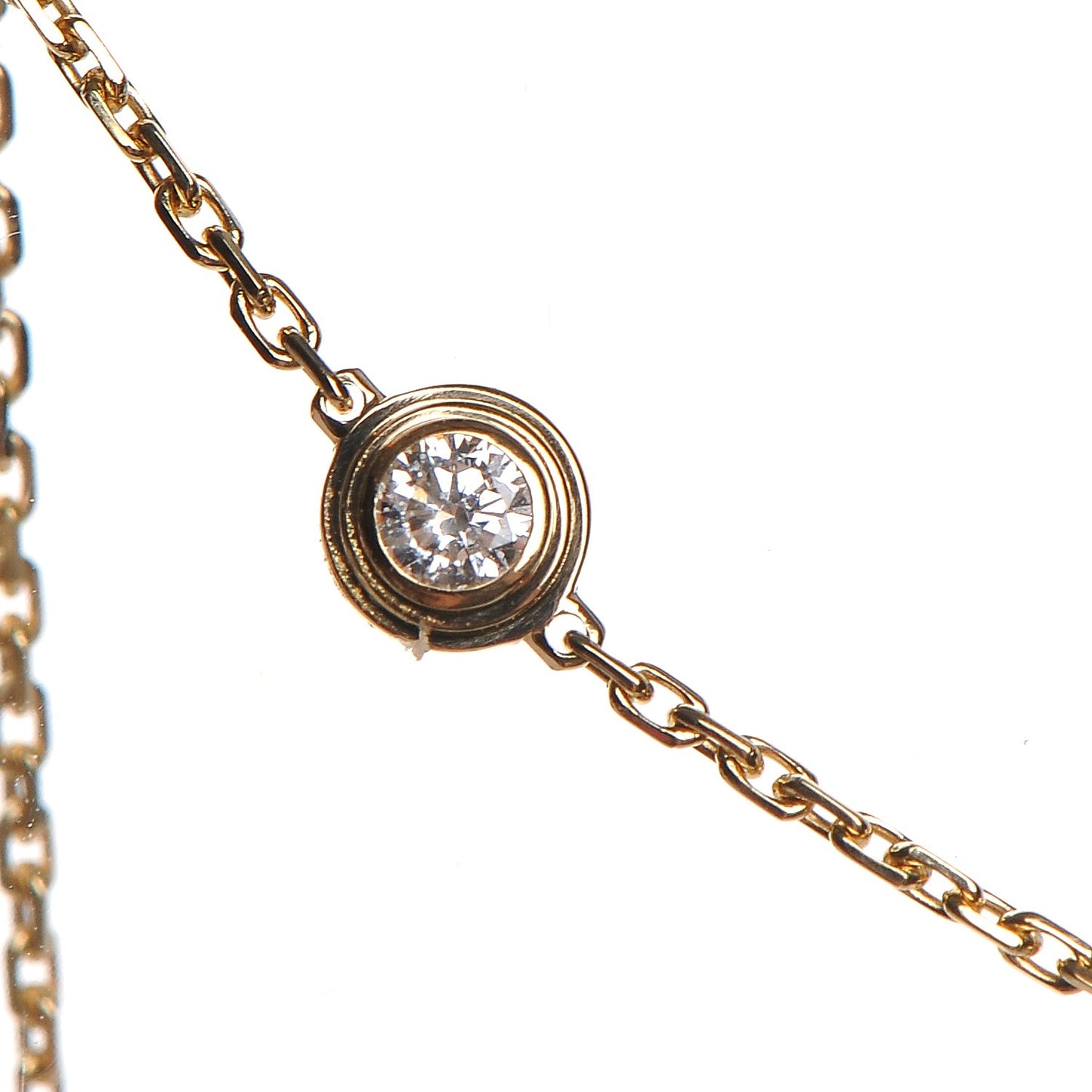 18K Yellow Gold Diamond XS D'Amour Bracelet