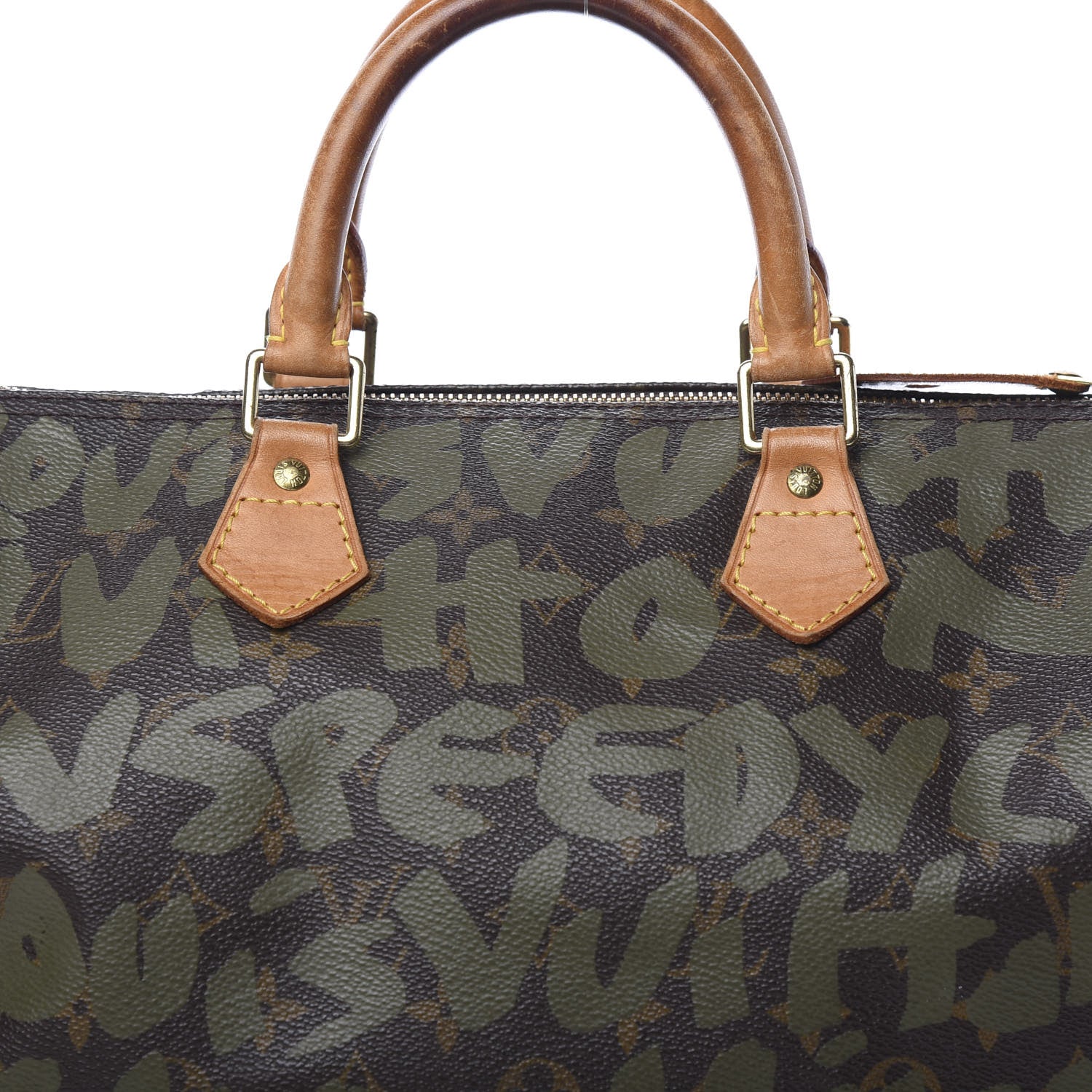 Louis Vuitton Monogram Graffiti Speedy 30 Kaki 14 of 14