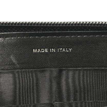 Chanel Caviar CC Timeless Large Zip Around Wallet Black 12 of 21