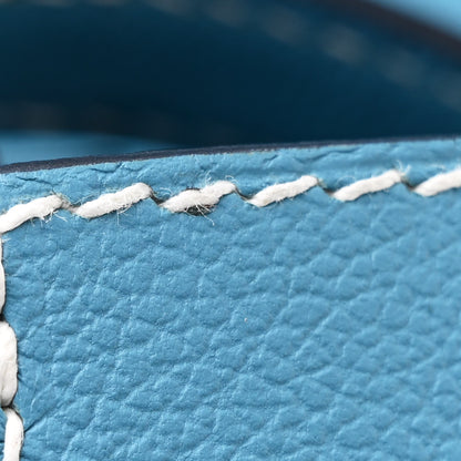 Hermes Evercolor Sac Roulis 23 Bleu Du Nord 11 of 13