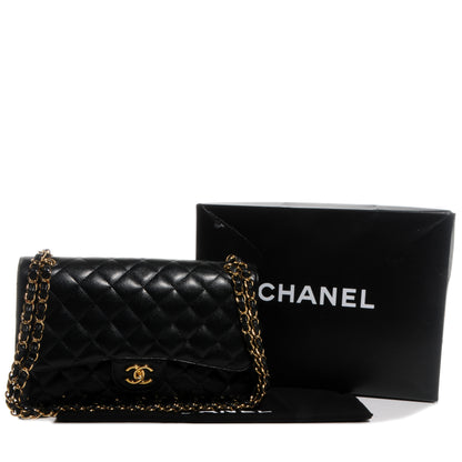Chanel Caviar Quilted Jumbo Double Flap Black 5 of 9