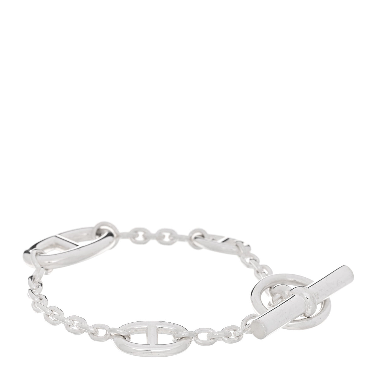 Hermes Sterling Silver Farandole Bracelet ST 2 of 4