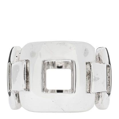 Hermes Sterling Silver Bague Hera Ring 50 5.25 1 of 7
