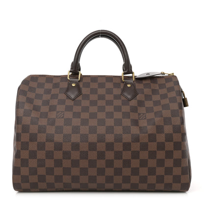 Louis Vuitton Damier Ebene Speedy 35 1 of 10