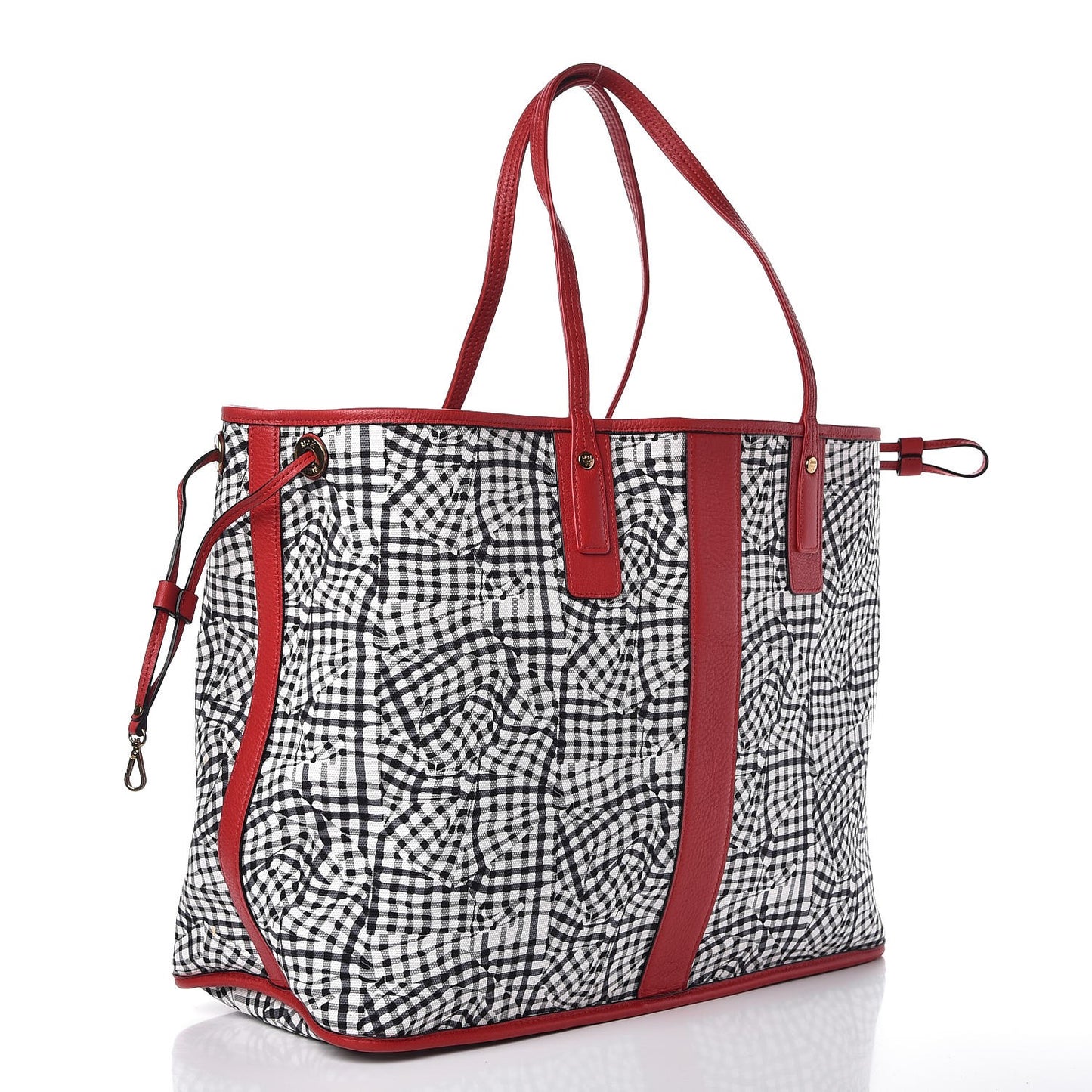 Visetos Large Liz Reversible Shopper Tote Ruby Red
