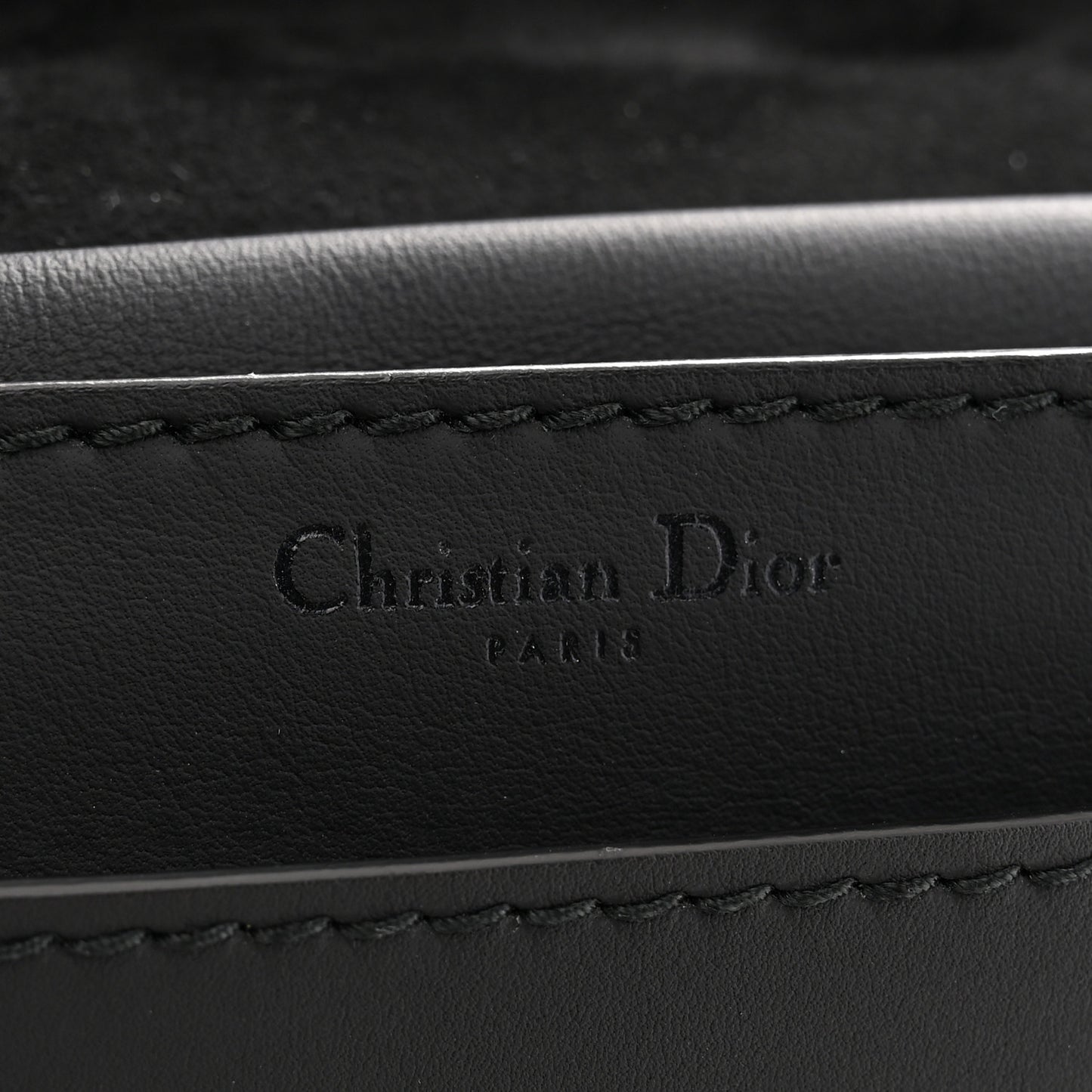 Ultra Matte Calfskin J'Adior Chain Flap Bag Black
