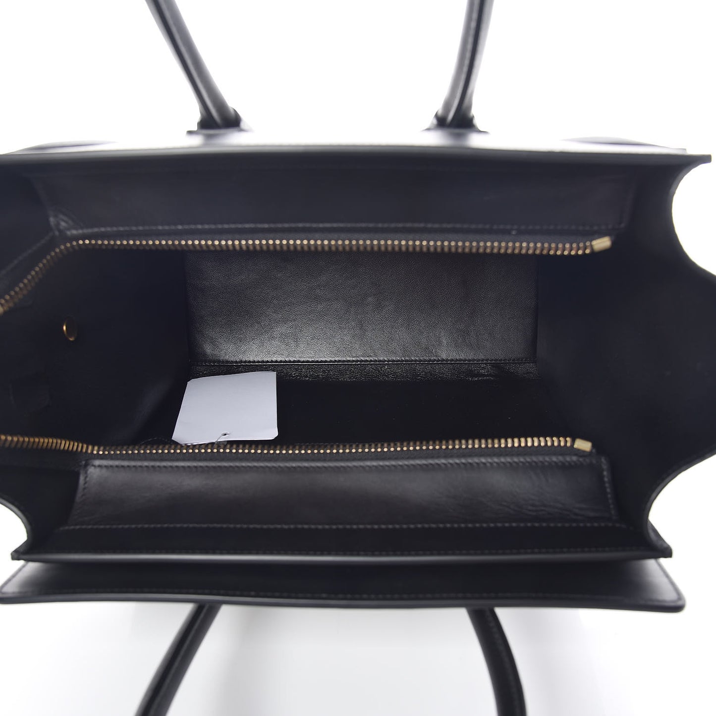 Bullhide Calfskin Micro Bi-Color Luggage Black White