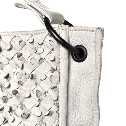 Bottega Veneta Nappa Intrecciato Large Loop Hobo White 15 of 16