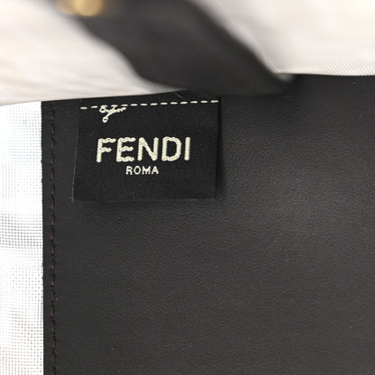 Fendi Mesh Vitello Century FF 1974 Mini Peekaboo Defender Cover Azzurro Black Ebano 6 of 7