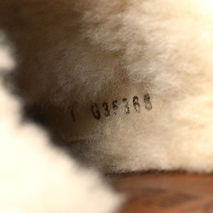 Chanel Crackled Sheepskin CC Mules 40 Black 7 of 11