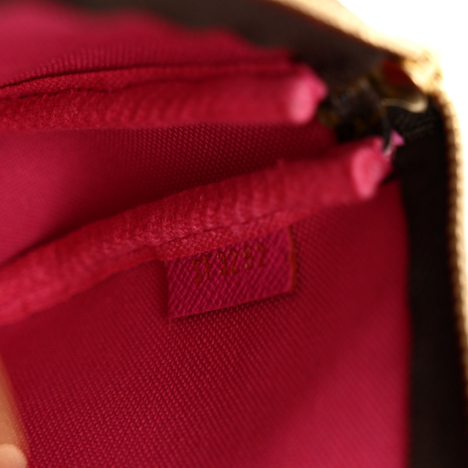 Louis Vuitton Monogram 2022 Christmas Animation Seoul Mini Pochette Accessories Fuchsia 7 of 9