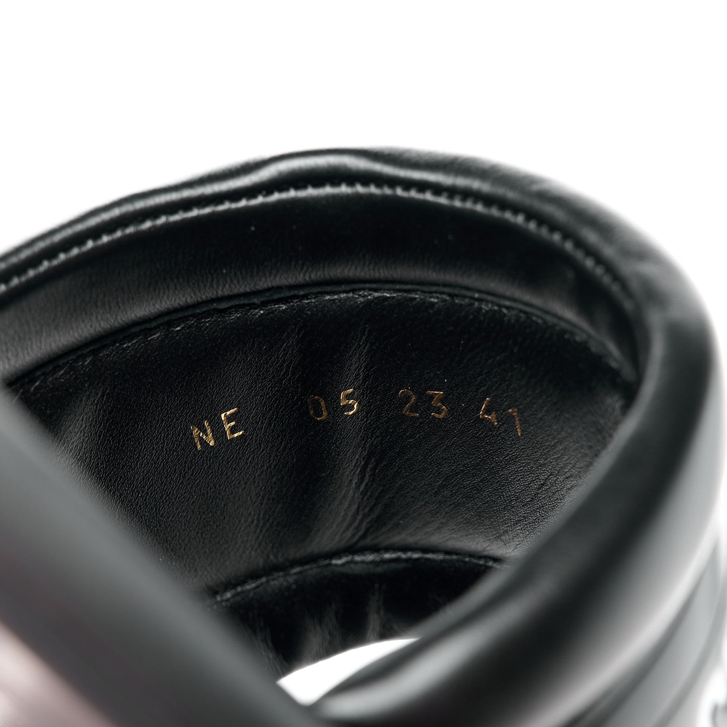 Christian Dior Lambskin Embossed Every-D Flat Slide Sandals 41 Black 8 of 9
