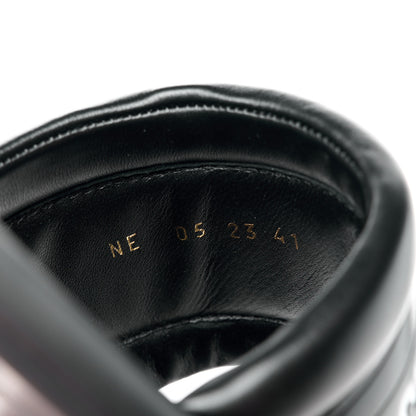 Christian Dior Lambskin Embossed Every-D Flat Slide Sandals 41 Black 8 of 9