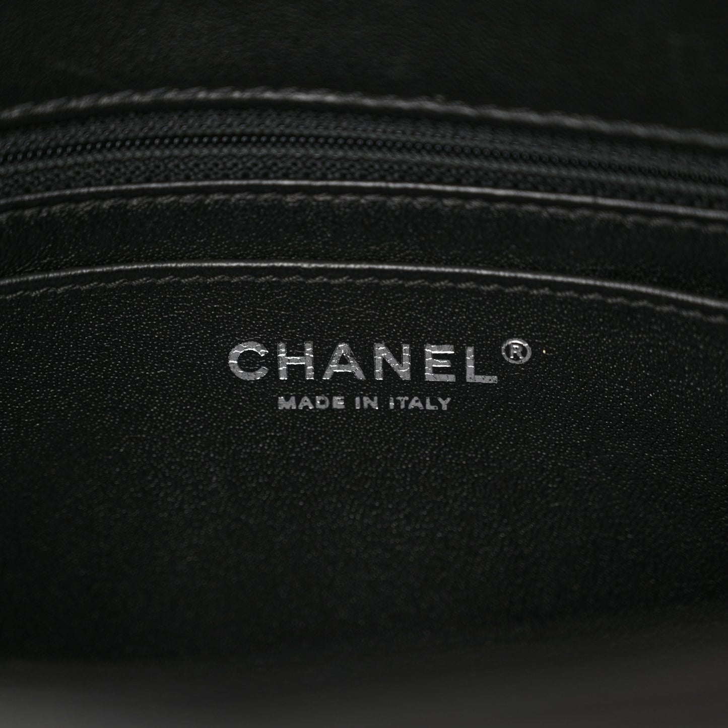Calfskin Quilted Large Rock My Shoulder Flap Black