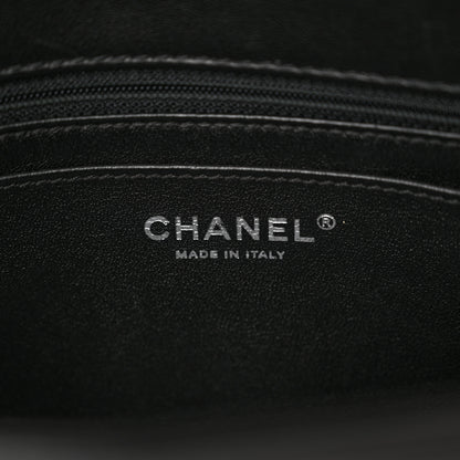 Chanel Calfskin Quilted Large Rock My Shoulder Flap Black 6 of 11