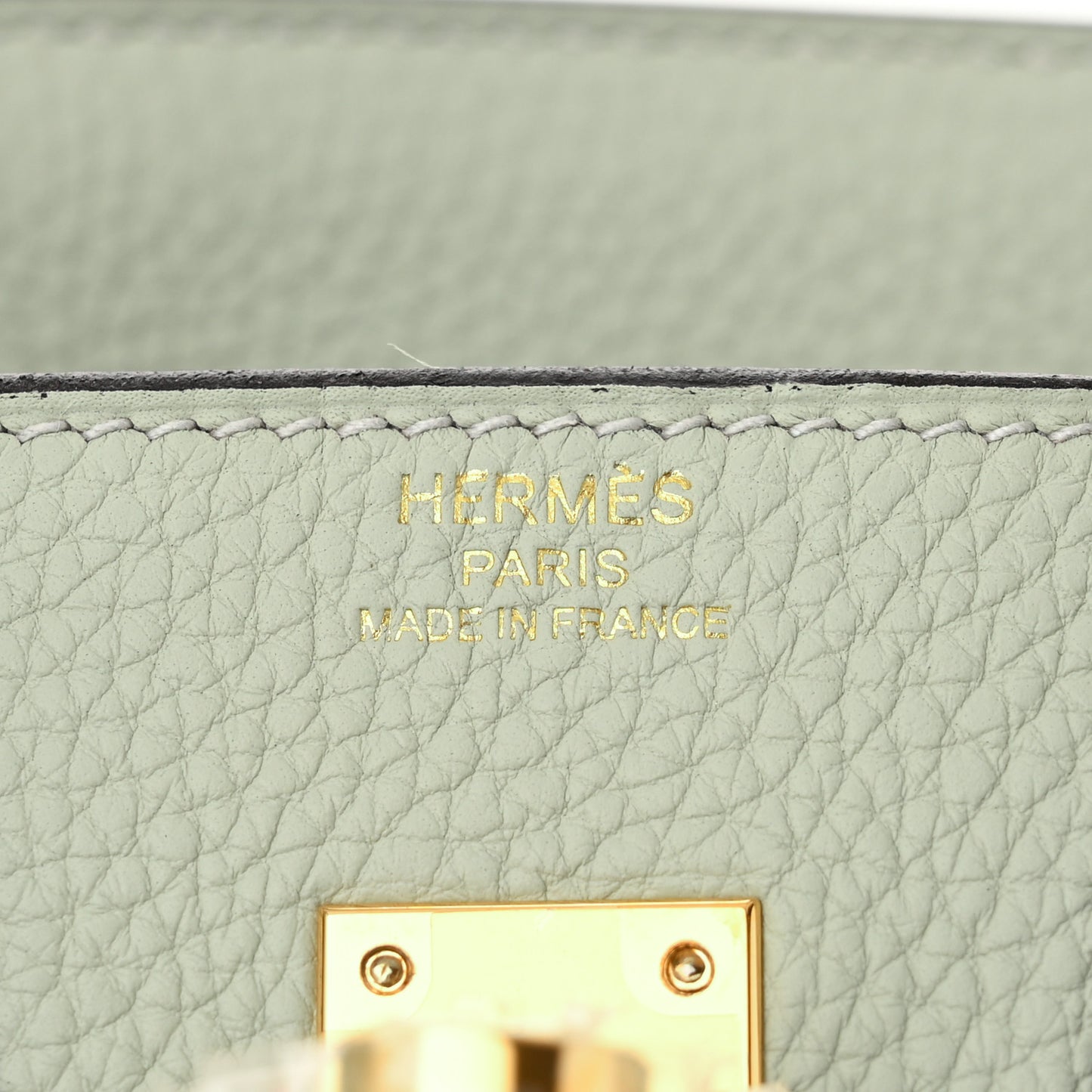 Togo Birkin 25 Gris Neve