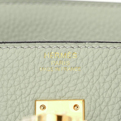 Hermes Togo Birkin 25 Gris Neve 6 of 11