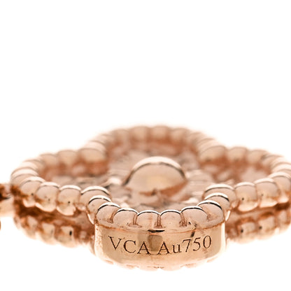 Van Cleef & Arpels 18K Rose Gold 6 Motifs Sweet Alhambra Bracelet 3 of 5