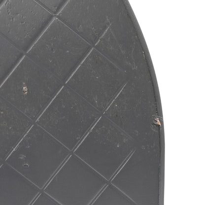 Chanel Lambskin Quilted CC Turnlock Mules 37.5 Grey 9 of 13