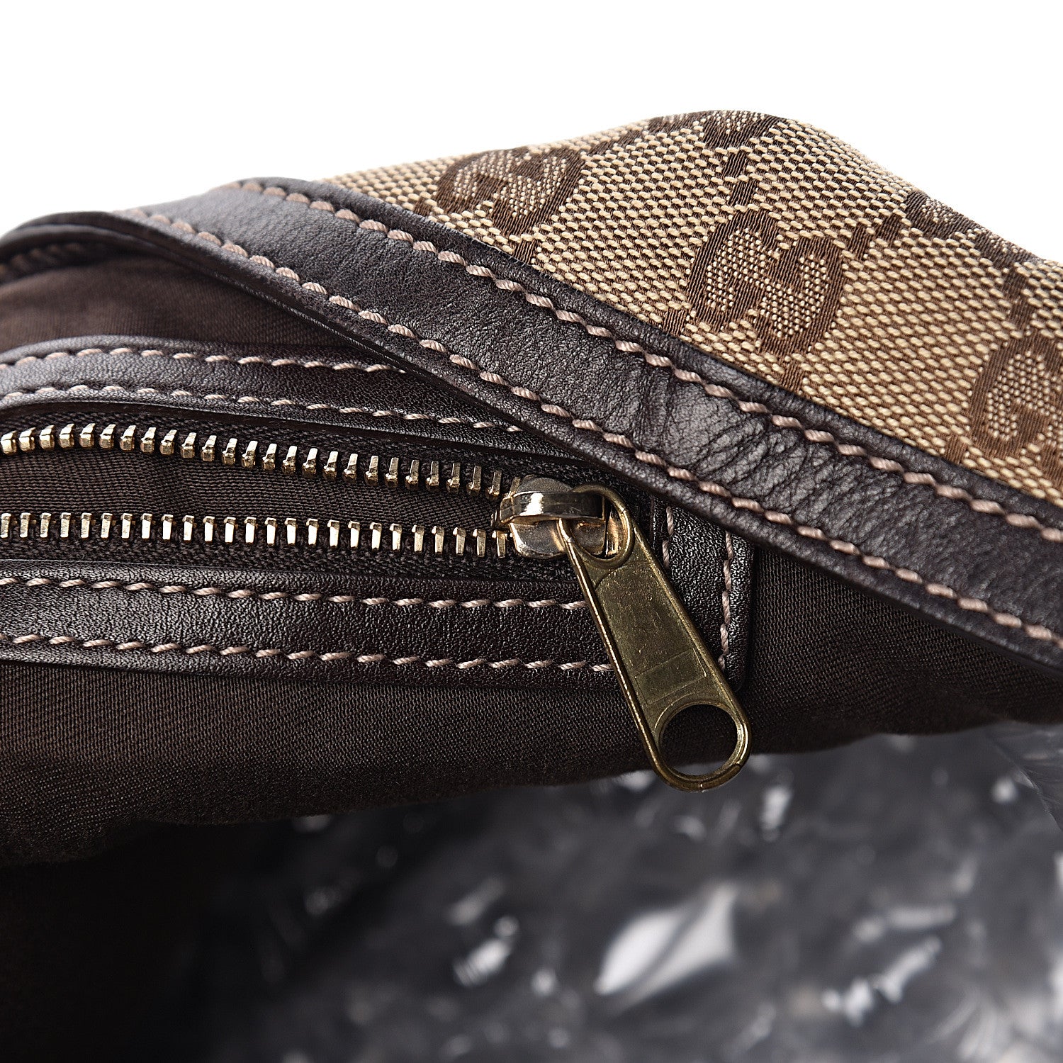 Gucci Monogram Large Wave Hobo Dark Brown 12 of 12