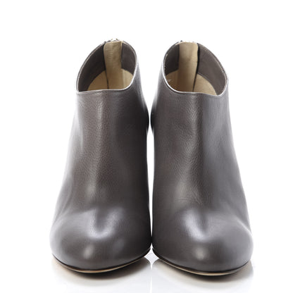 Jimmy Choo Grained Calfskin Mendez Ankle Boots 36.5 Light Quartz 2 of 9