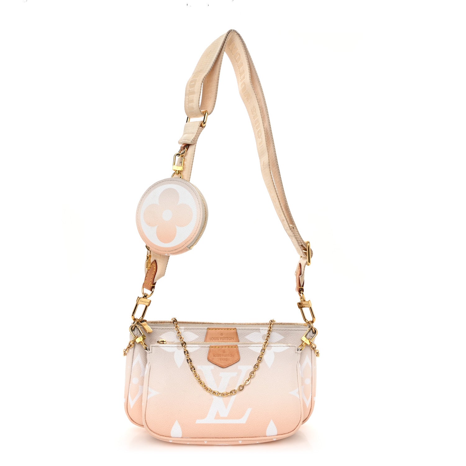 Louis Vuitton Monogram Giant By The Pool Multi Pochette Accessories Brume 1 of 13