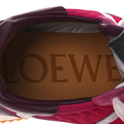 Loewe Nylon Suede Flow Runners 2.0 Sneakers 37 Gradient Pink White 10 of 12
