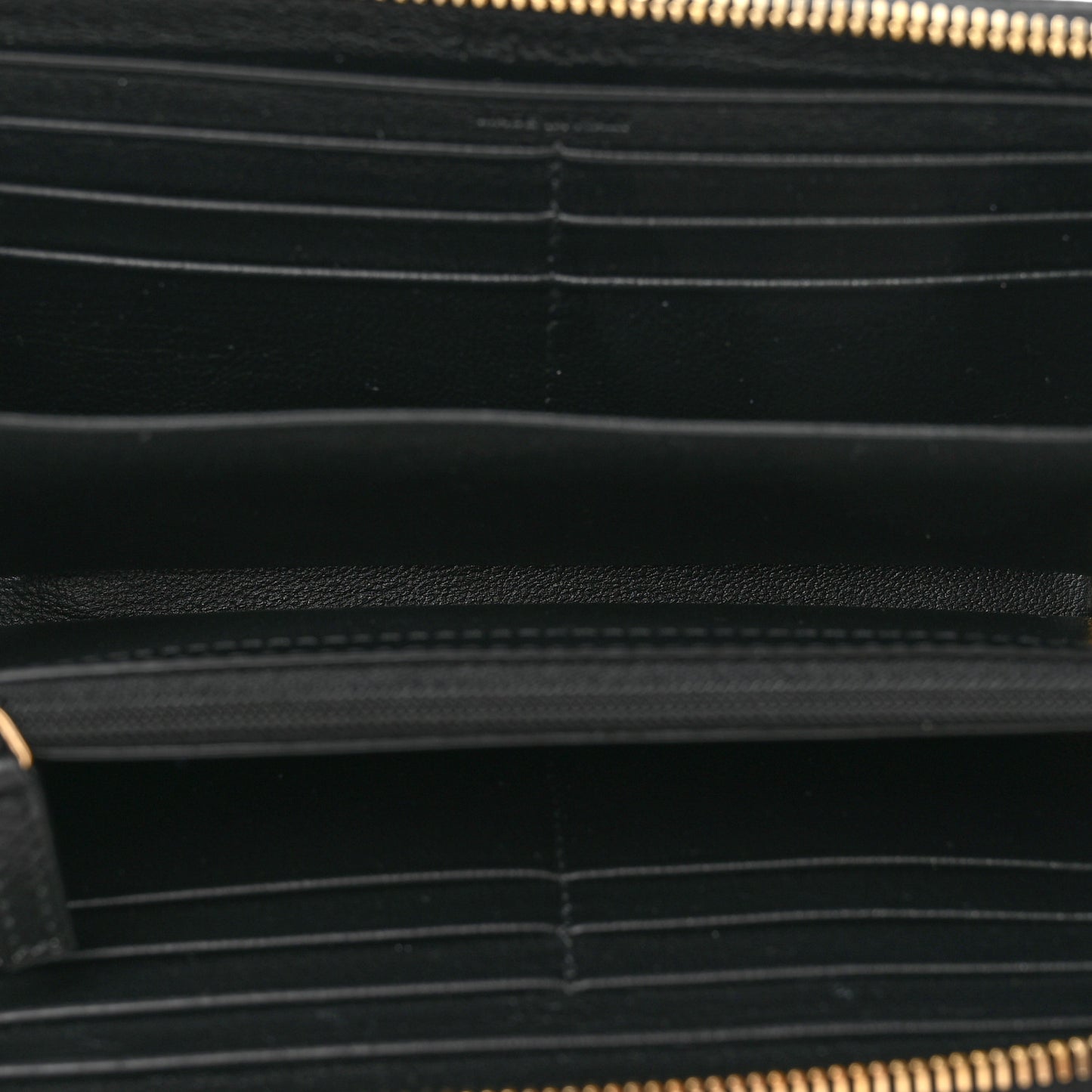 Chevre Belle De Jour Zip Around Wallet Black