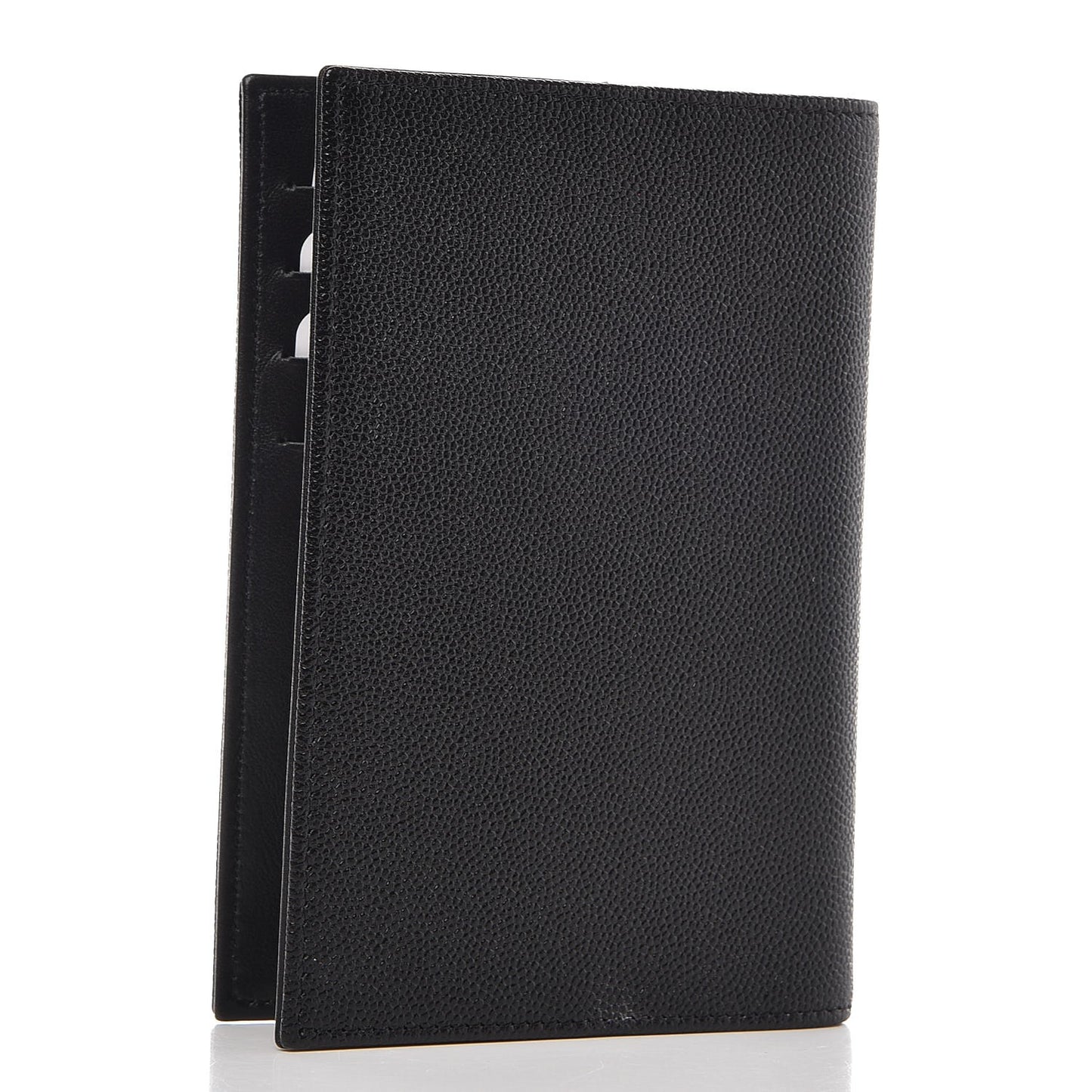 Caviar Timeless Passport Holder Black
