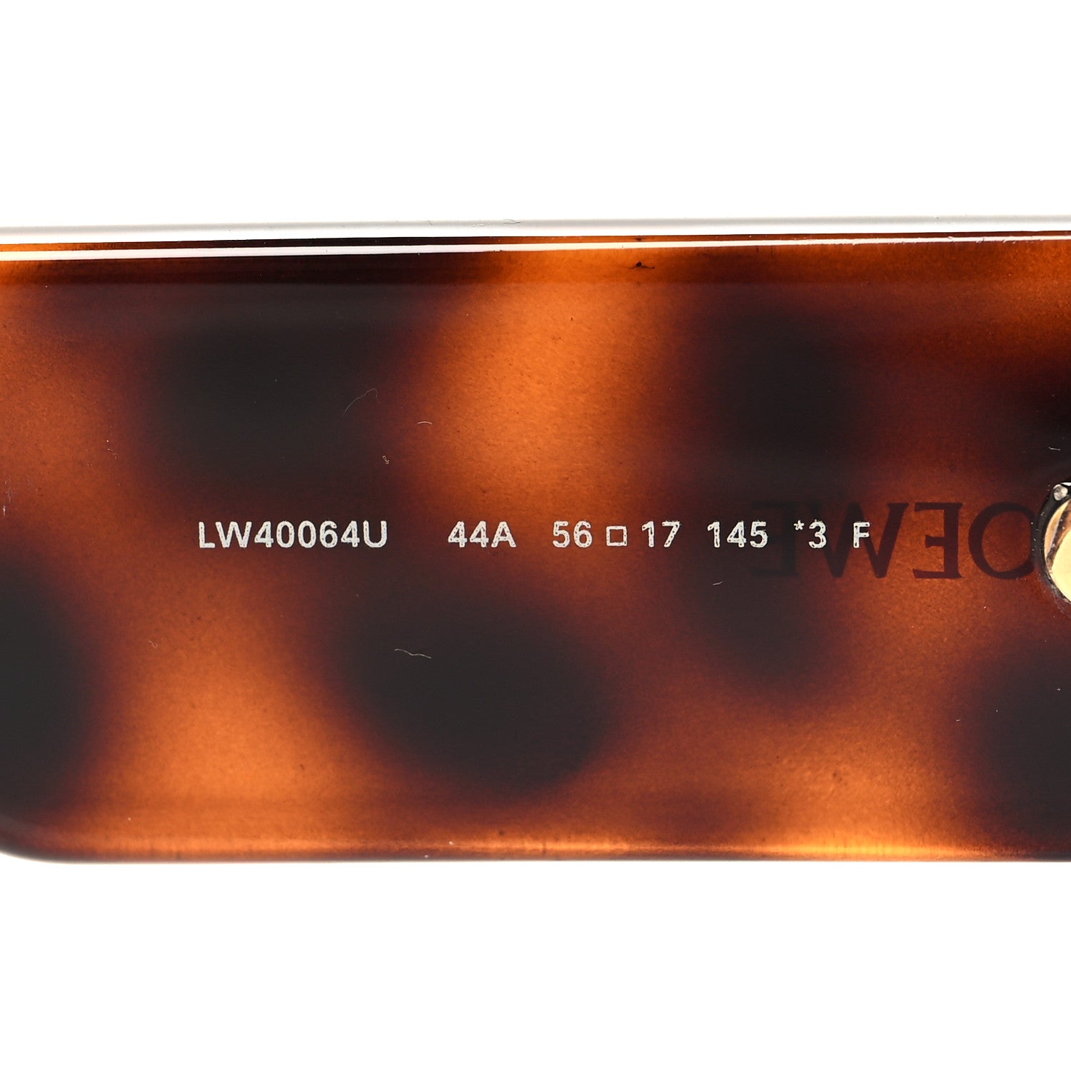 Loewe Acetate Paula's Ibiza Mens Dive In Mask Sunglasses LW40064U Light Havana Orange 6 of 7