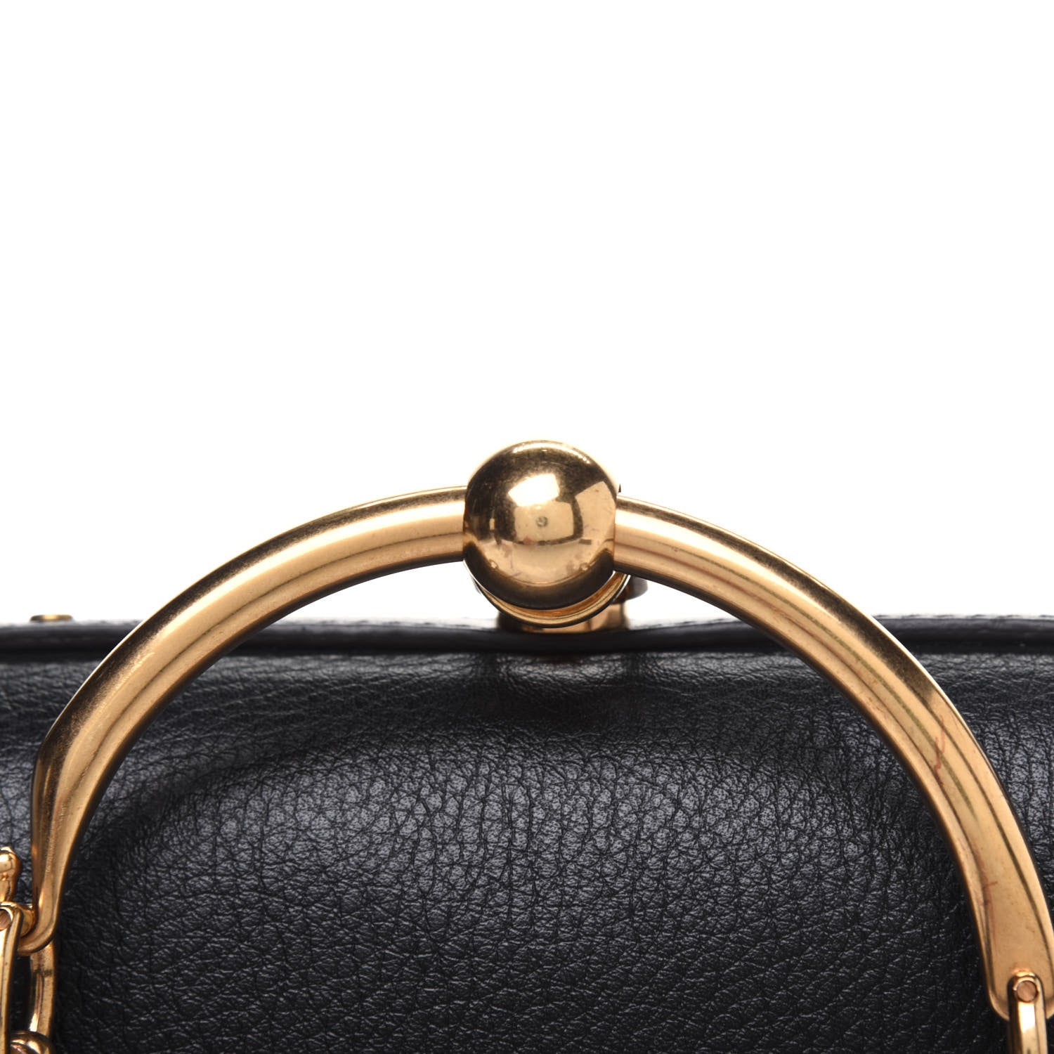 Chloe Calfskin Suede Small Nile Bracelet Bag Black 22 of 23
