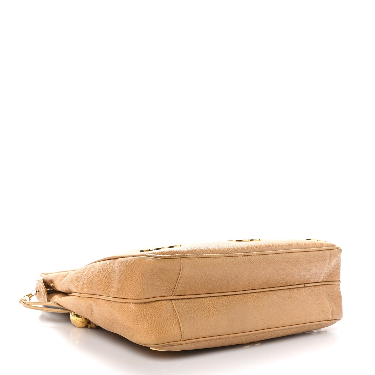 Caviar CC Shoulder Bag Beige